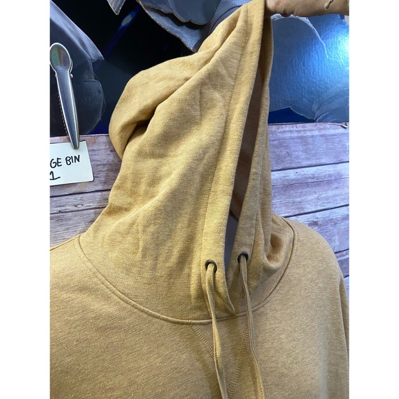 Natural Reflections Womens Beige Henley Hoodie Sweatshirt in Size XL - Picture 8 of 11